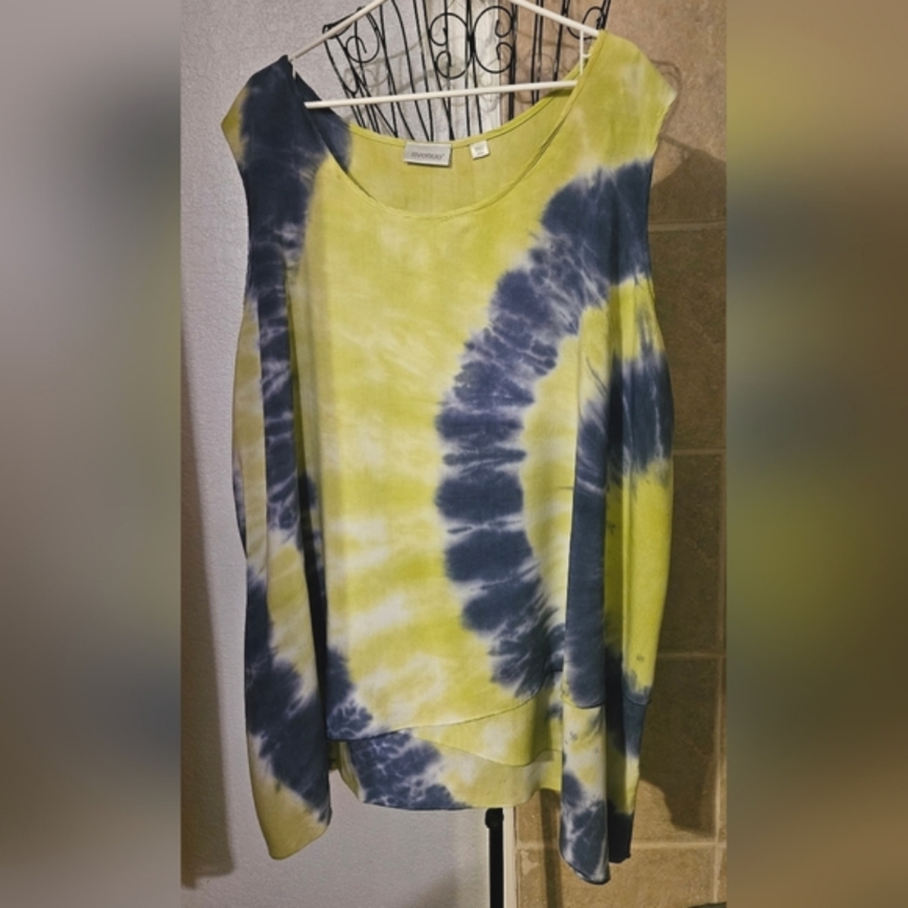 Avenue Loose Fit Tie Dye Top